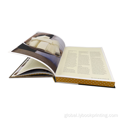 Custom Hardcover Book Printing OEM Full Color Publishing Hardcover Cookbook Printing Factory